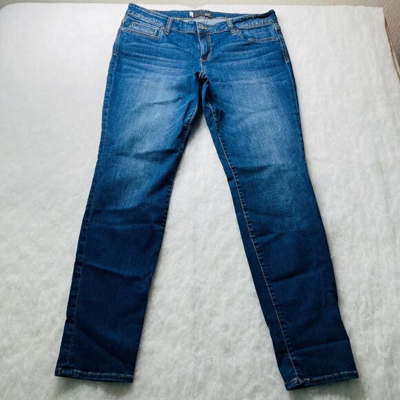 Kut From The Kloth Womens Denim Blue Mid Rise Toothpick Skinny Jeans Size 16 - Picture 1 of 10